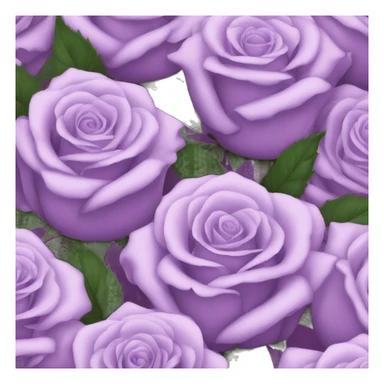 light purple roses sticker