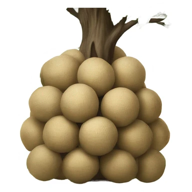 tree of sack of balls sticker