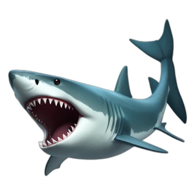 megalodon shark sticker
