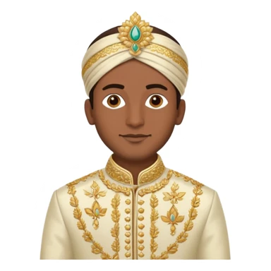 North indian groom sticker