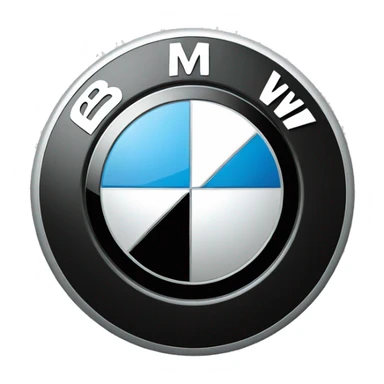 bmw logo sticker