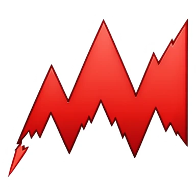 the economy line is falling down sticker