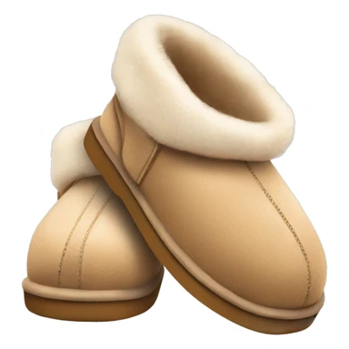 Ugg slippers light brown cute sticker