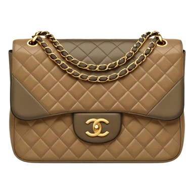 chanel taupe color bag sticker