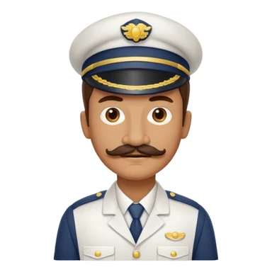 a housekeep with mustach sticker