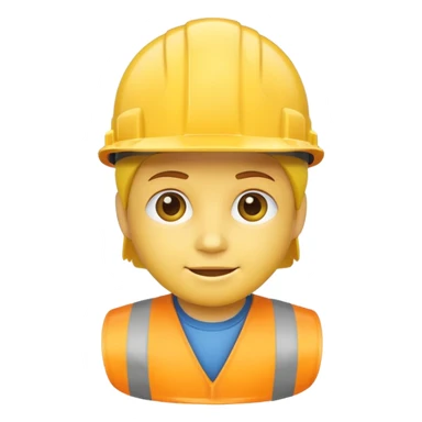 Construction hardhat sticker