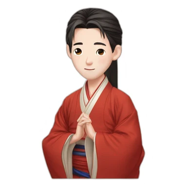 messi Hanfu Confession sticker