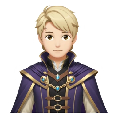 Dainsleif from Genshin Impact (tall male adult) (half body) sticker