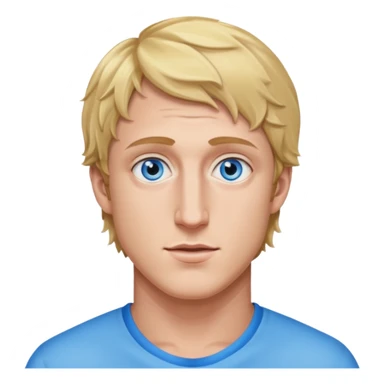 Logan Paul with blue eyes sticker