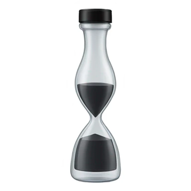 body wash in tall grey hourglass bottle that’s skinny in the middle only with black flip lid  sticker