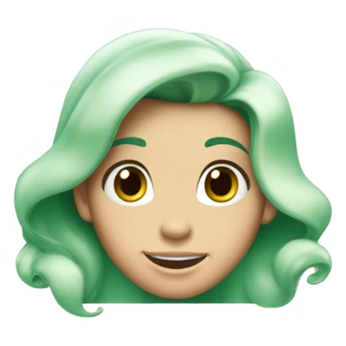 Ariel the little mermaid happy sticker