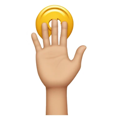 holding ip middle and ring finger sticker