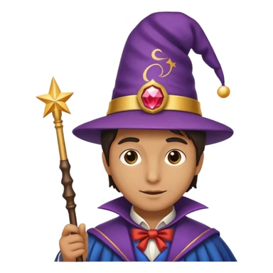 🧍🏼🪄🎩 sticker