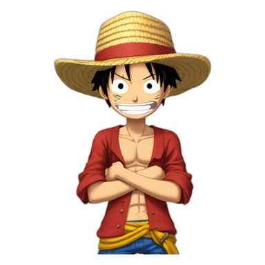 monkey d luffy king of the pirates sticker