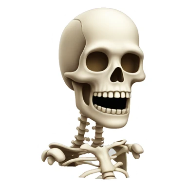 Spicy skeleton sticker