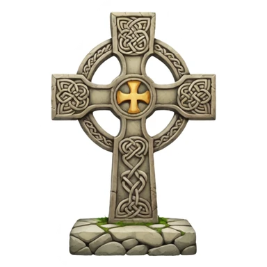 Celtic cross sticker