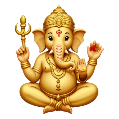 a ganesh sticker classic oniy use black colur and some lines sticker