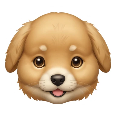 Golden Baby puppy face 🐶 sticker