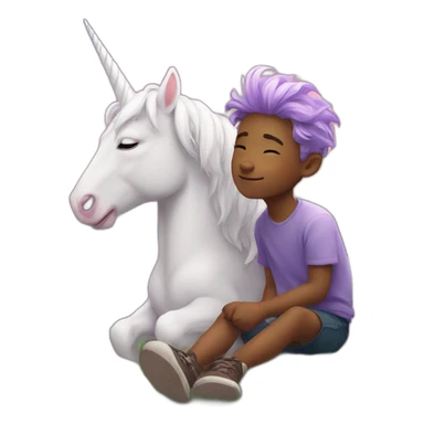 boy-dreaming-about-unicorns sticker