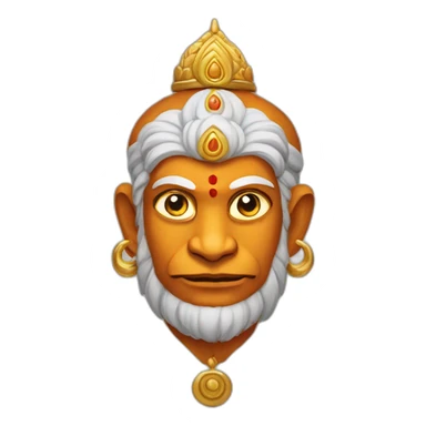 hanuman ji gada sticker