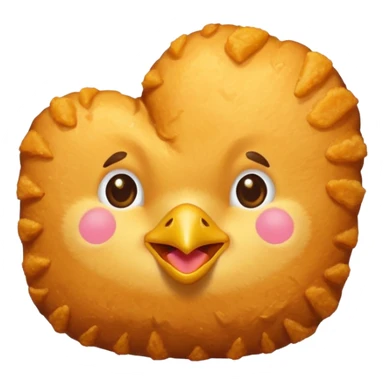 Chicken Nugget food emoji sticker