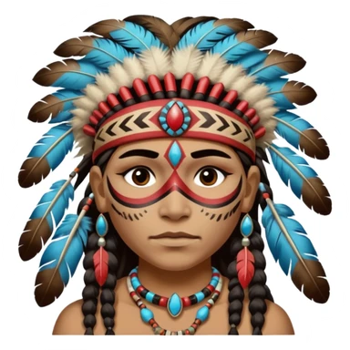 Native American emoji sticker