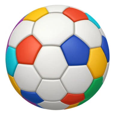 Silly soccer ball  sticker