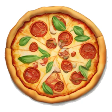 Pizza on a beach towel sticker