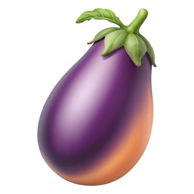 Egg plant in peach sticker