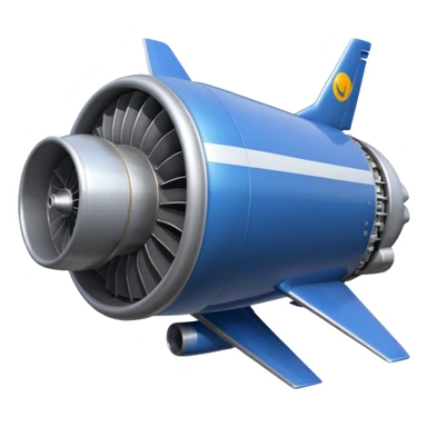 B737 Strong big Jet Engine sticker