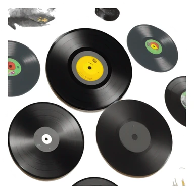 Vinyl-record-display-case sticker