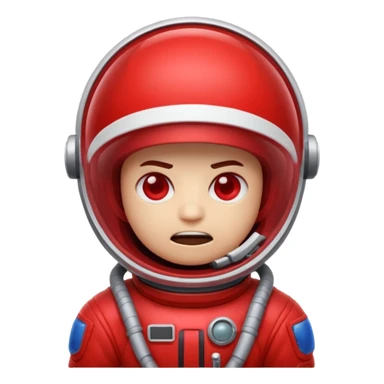 An emoji that is among us game related sticker