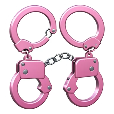 pink handcuffs  sticker