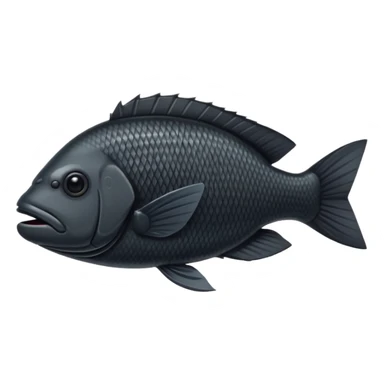 Black sea bass sticker