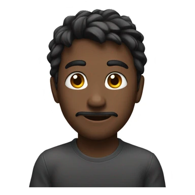 Corazón roto negro sticker