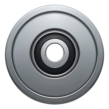 a circle above a rectangular hole sticker