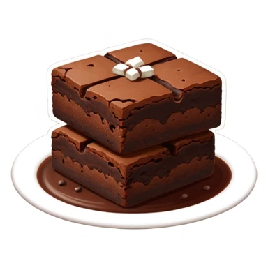 Brownie sticker
