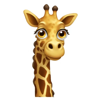giraffe in halloween costume sticker