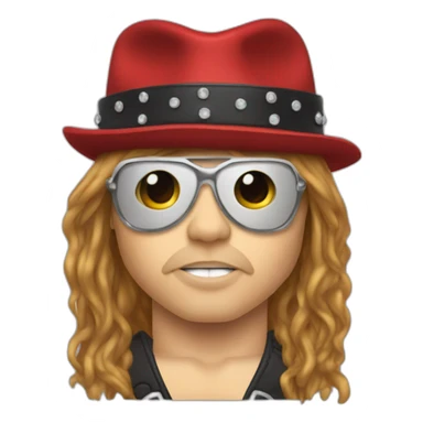 Axl rose sticker