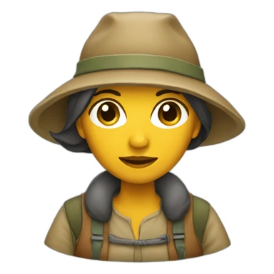 fisher woman sticker