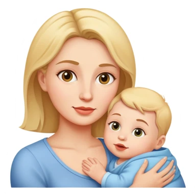 Mom with baby’s  sticker