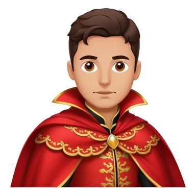 Spanish matador with red cape sticker