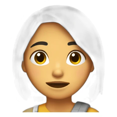 Chica durmiendo sticker