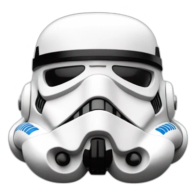 Lego stormtrooper face sticker