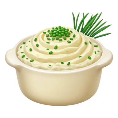 Mashed potatoes with chives sticker