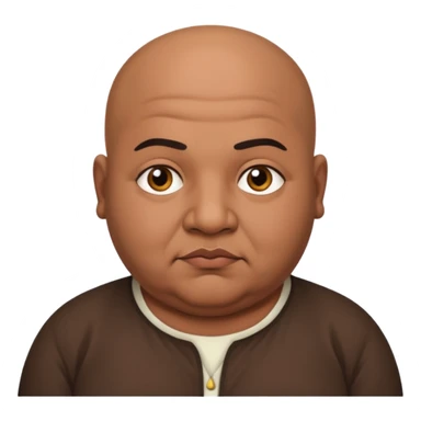 Fat bald indian sticker