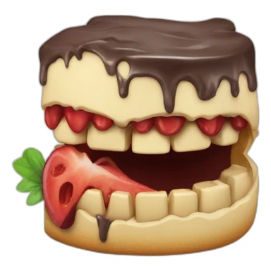 Bite sur charte sticker