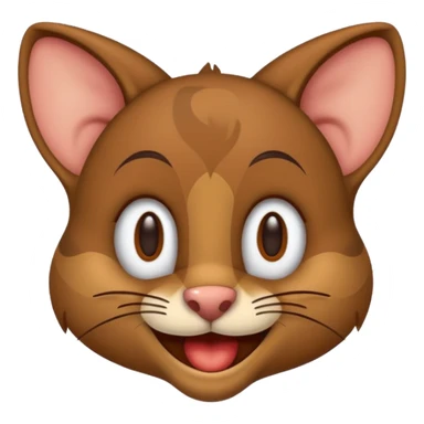  Tom and Jerry emoji com elementos da cultura do Pará, Brasil, sem texto sticker