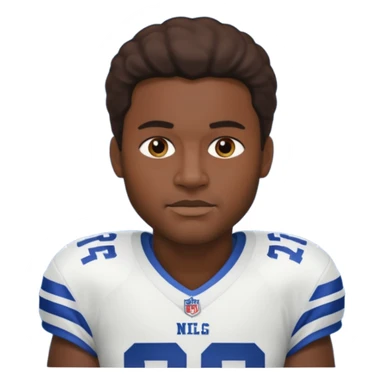 NFL players jersey sticker