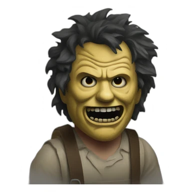 Leatherface sticker
